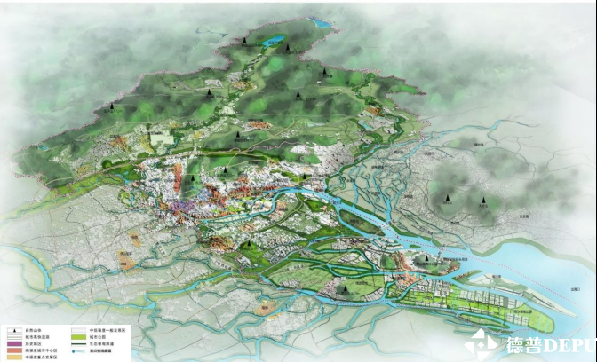 广州总体城市设计总图