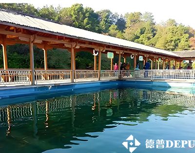 德普浮桥：东源县万绿湖国家湿地公园浮桥